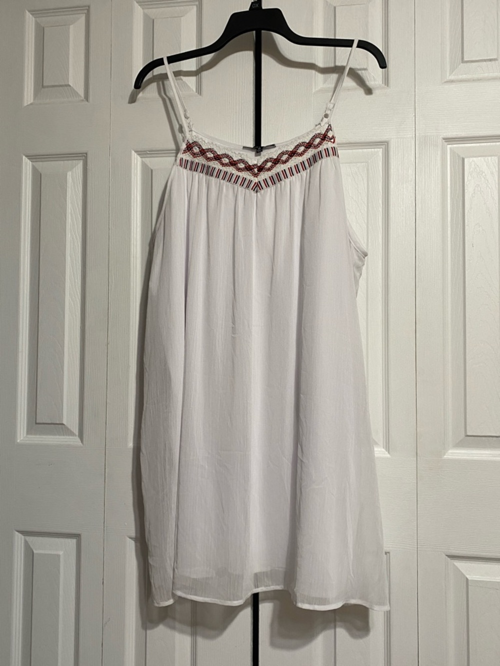 New Look white tunic top lined mini dress size 3X